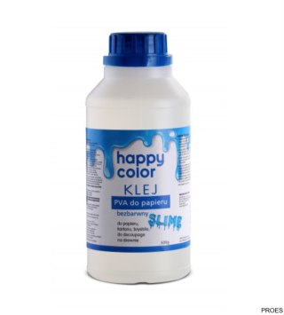 Klej do papieru PVA, butelka 500g, Happy Color HA 3430 0500