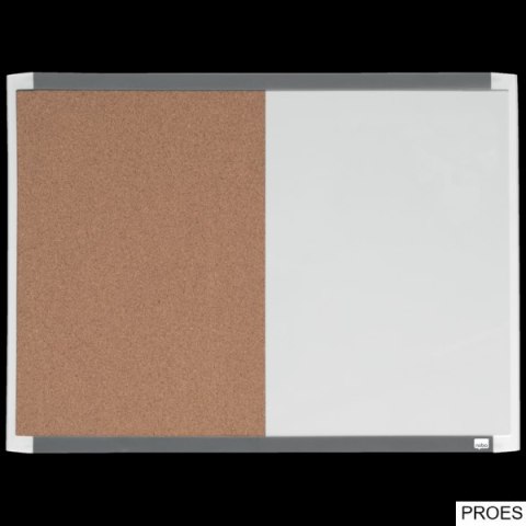 Mała tabliczka CombiBoard 585x430mm, tablica suchościeralna biała i korkowa (pół na pół) Nobo 1903784 Mała tabliczka CombiBoard 585x430mm, tablica suchościeralna biała i korkowa (pół na pół) Nobo 1903784