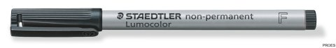 Foliopis Lumocolor, F, zmywalny, czarny, Staedtler S 316-9