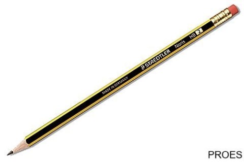 Ołówek drewniany NORIS 122 z gumką HB S122 STAEDTLER Ołówek drewniany NORIS 122 z gumką HB S122 STAEDTLER
