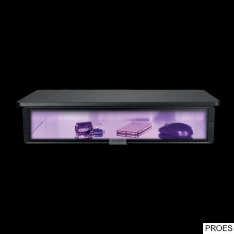 Podstawka pod monitor Kensington UVStand z przegrodą UV do dezynfekcji, czarna K55100WW