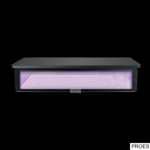 Podstawka pod monitor Kensington UVStand z przegrodą UV do dezynfekcji, czarna K55100WW
