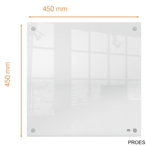 Tablica akrylowa suchościeralna do zawieszania na ścianie Nobo Home 450x450mm 1915620 Tablica akrylowa suchościeralna do zawieszania na ścianie Nobo Home 450x450mm 1915620