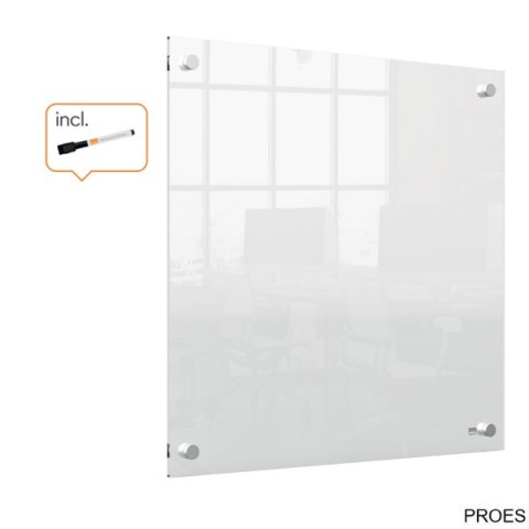 Tablica akrylowa suchościeralna do zawieszania na ścianie Nobo Home 450x450mm 1915620 Tablica akrylowa suchościeralna do zawieszania na ścianie Nobo Home 450x450mm 1915620