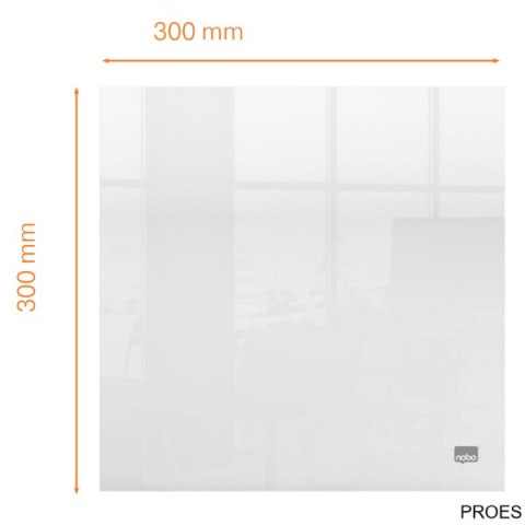 Tablica akrylowa suchościeralna na biurko Nobo Home 300x300mm 1915616 Tablica akrylowa suchościeralna na biurko Nobo Home 300x300mm 1915616