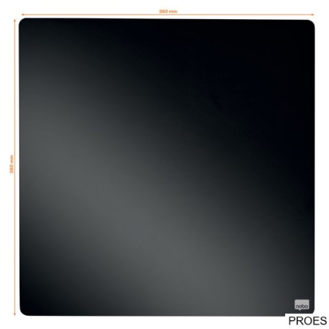 Tabliczka magnetyczna REXEL 360x360mm czarna 1903774