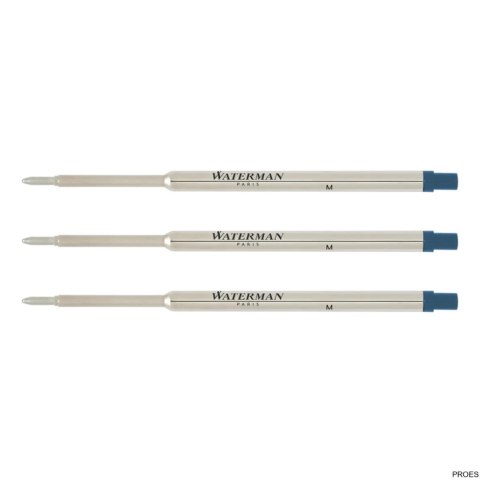 WATERMAN Wkłady do długopisów standard niebieskie (M) 2139452 opakowanie 12szt.