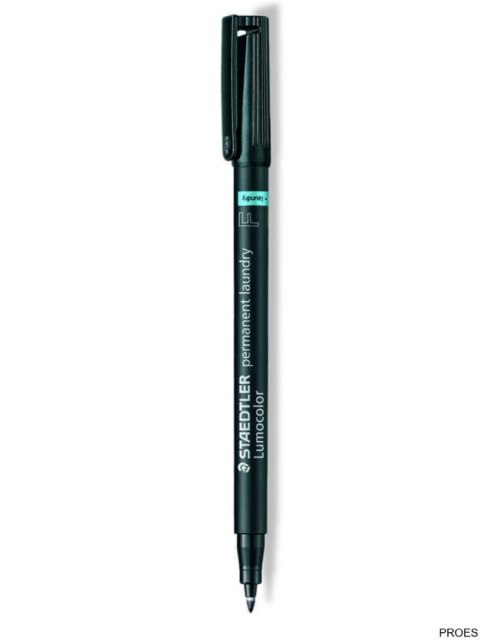 Pisak do tkanin Lumocolor laundry, F, wodoodporny, czarny, blister, Staedtler S 319 LM F-9 Pisak do tkanin Lumocolor laundry, F, wodoodporny, czarny, blister, Staedtler S 319 LM F-9