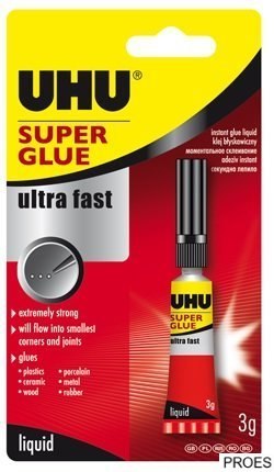 Klej UHU SUPER GLUE JUMBO 3g 36320 Klej UHU SUPER GLUE JUMBO 3g 36320