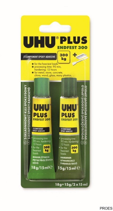 Klej epoksydowy Plus Endfest 300, 33g (18g+15g) U45640 Klej epoksydowy Plus Endfest 300, 33g (18g+15g) U45640