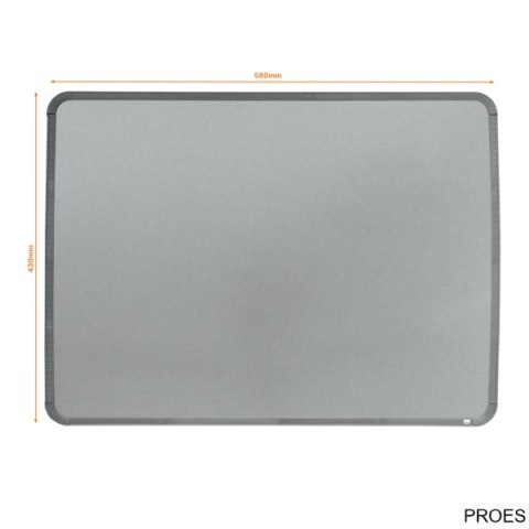 Magnetyczna tabliczka suchościeralna Nobo 580x430mm, srebrna QB05742C Magnetyczna tabliczka suchościeralna Nobo 580x430mm, srebrna QB05742C