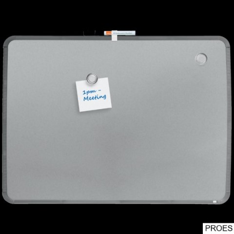 Magnetyczna tabliczka suchościeralna Nobo 580x430mm, srebrna QB05742C Magnetyczna tabliczka suchościeralna Nobo 580x430mm, srebrna QB05742C