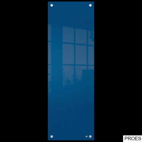 Mała podłużna szklana tablica suchościeralna Nobo Home 300x900mm, niebieska 1915608 Mała podłużna szklana tablica suchościeralna Nobo Home 300x900mm, niebieska 1915608