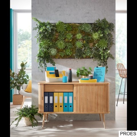 Szklana tabliczka na biurko Leitz Cosy, szary 39470089