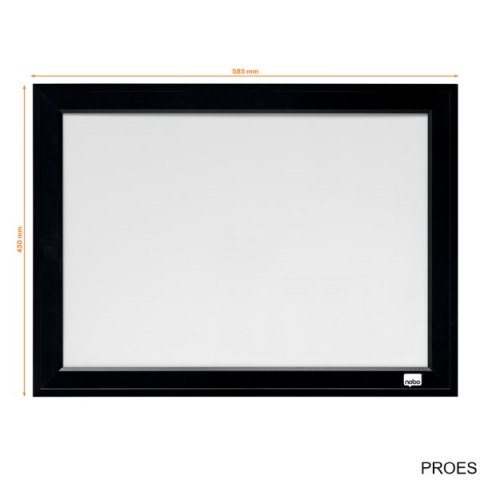 Tablica suchościeralna Nobo z czarną ramą, 585 x 430 mm 1903785 Tablica suchościeralna Nobo z czarną ramą, 585 x 430 mm 1903785