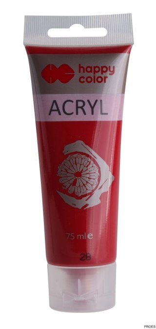 Farba akrylowa 75ml , karminowy, Happy Color HA 7370 0075-28