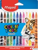 Flamastry COLORPEPS ANIMALS 12 szt. Maped 845403