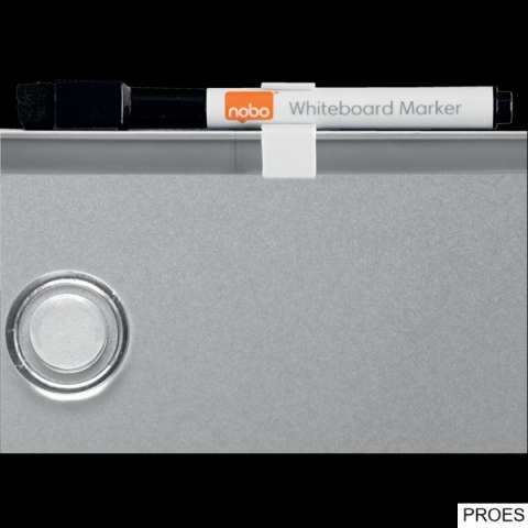 Magnetyczna tabliczka suchościeralna Nobo 220x280mm, srebrna QB05142CD