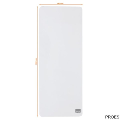 Podłużna tabliczka suchościeralna Nobo, 140 x 360 mm 1903764 Podłużna tabliczka suchościeralna Nobo, 140 x 360 mm 1903764