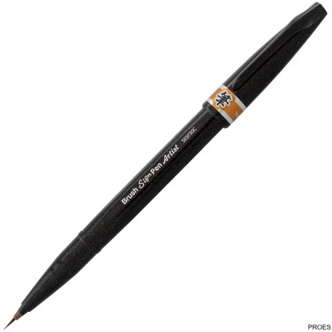 Precyzyjny pędzelek do kaligrafii i liternictwa Brush SignPen Artist pomarańczowy SESF30-F PENTEL Precyzyjny pędzelek do kaligrafii i liternictwa Brush SignPen Artist pomarańczowy SESF30-F PENTEL