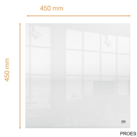 Tablica akrylowa suchościeralna na biurko Nobo Home 450x450mm 1915617 Tablica akrylowa suchościeralna na biurko Nobo Home 450x450mm 1915617