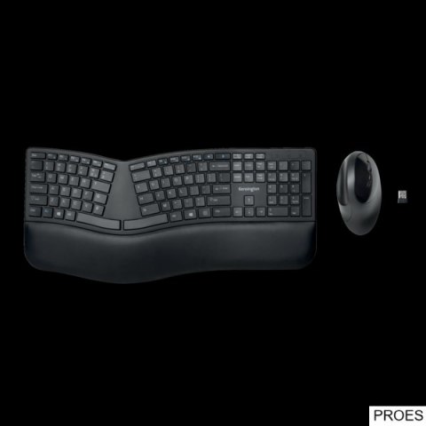 Zestaw bezprzewodowa klawiatura i mysz ergonomiczna Kensington Pro Fit K75406WW Zestaw bezprzewodowa klawiatura i mysz ergonomiczna Kensington Pro Fit K75406WW