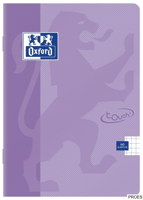 Zeszyt A5 60k, kratka z marginesem, OXFORD, TOUCH PASTEL 400123213 (X) Zeszyt A5 60k, kratka z marginesem, OXFORD, TOUCH PASTEL 400123213 (X)