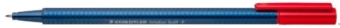 Długopis triplus ball, F, czerwony, Staedtler S 437 F-2 Długopis triplus ball, F, czerwony, Staedtler S 437 F-2