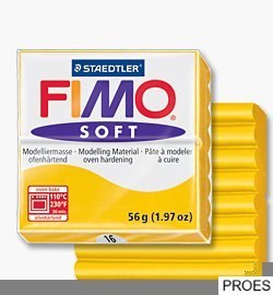 Kostka FIMO soft 57g, czerwony, masa termoutwardzalna, Staedtler S 8020-24 Kostka FIMO soft 57g, czerwony, masa termoutwardzalna, Staedtler S 8020-24