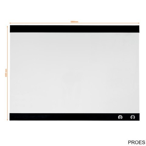 Magnetyczna tabliczka suchościeralna z klipsem na notatki 430x580mm Nobo 1903859 Magnetyczna tabliczka suchościeralna z klipsem na notatki 430x580mm Nobo 1903859