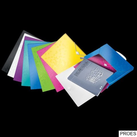 Teczka z gumką PP Leitz WOW, 30 mm, biała 46290001 Teczka z gumką PP Leitz WOW, 30 mm, biała 46290001