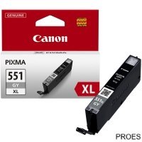 Tusz CANON (CLI-551GY XL)szary 11ml 6447B001