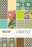 Blok effect ORIENT, 20x29cm, 170-220g/m2, 10 ark, 5 motyw., Happy Color HA 7717 2029-OR