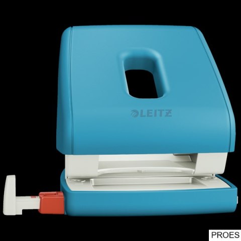 Dziurkacz Leitz Cosy, niebieski, 30 kartek, 10 lat gwarancji 50040061 Dziurkacz Leitz Cosy, niebieski, 30 kartek, 10 lat gwarancji 50040061
