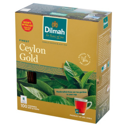 Herbata DILMAH CEYLON GOLD 100szt x2g koperta czarna