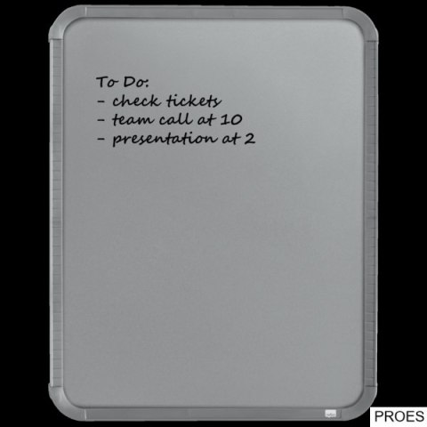 Magnetyczna tabliczka suchościeralna Nobo 280x360mm, srebrna QB05442CD Magnetyczna tabliczka suchościeralna Nobo 280x360mm, srebrna QB05442CD