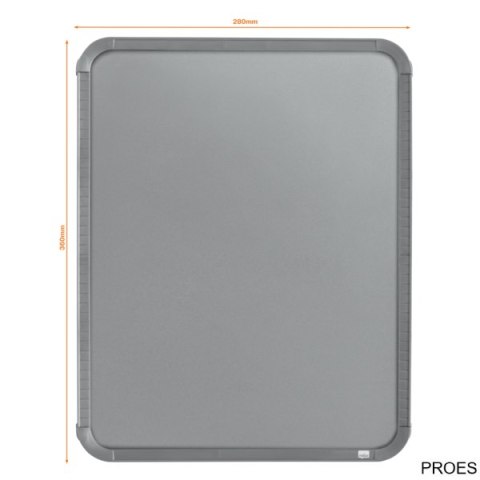 Magnetyczna tabliczka suchościeralna Nobo 280x360mm, srebrna QB05442CD Magnetyczna tabliczka suchościeralna Nobo 280x360mm, srebrna QB05442CD