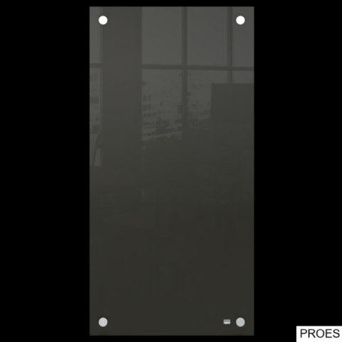 Mała podłużna szklana tablica suchościeralna Nobo Home 300x600mm, czarna 1915609 Mała podłużna szklana tablica suchościeralna Nobo Home 300x600mm, czarna 1915609
