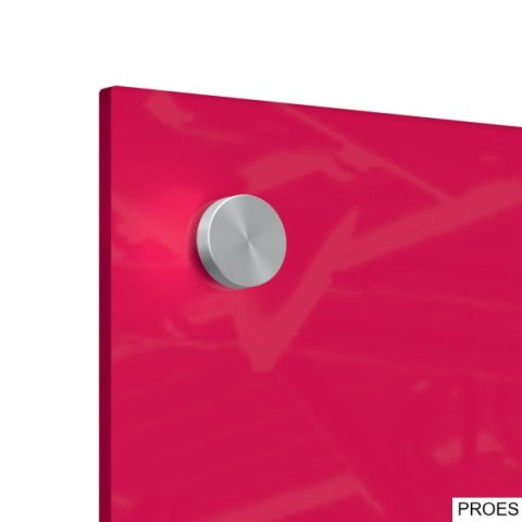 Mała podłużna szklana tablica suchościeralna Nobo Home 300x900mm, czerowna 1915606 Mała podłużna szklana tablica suchościeralna Nobo Home 300x900mm, czerowna 1915606