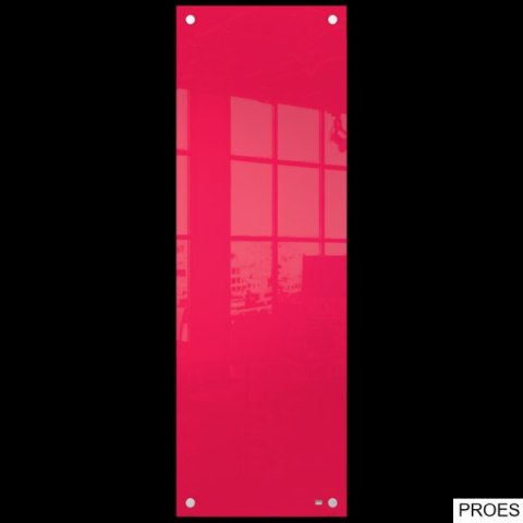 Mała podłużna szklana tablica suchościeralna Nobo Home 300x900mm, czerowna 1915606 Mała podłużna szklana tablica suchościeralna Nobo Home 300x900mm, czerowna 1915606