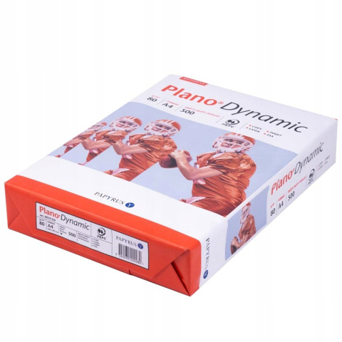 Papier xero A4 PLANO DYNAMIC 88341365 80g.(kl.B białość 161) karton 5 ryz Papier xero A4 PLANO DYNAMIC 88341365 80g.(kl.B białość 161) karton 5 ryz