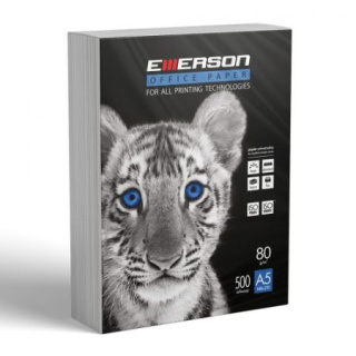 Papier xero biały A5 80g ryza 500ark. TIGER xba5copyemerson80gsm EMERSON