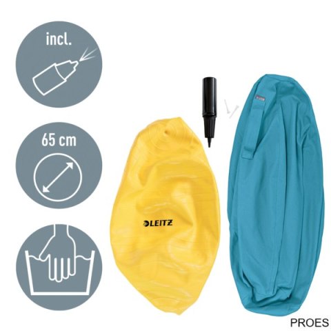 Piłka do siedzenia Leitz Ergo Cosy, niebieska 52790061 Piłka do siedzenia Leitz Ergo Cosy, niebieska 52790061
