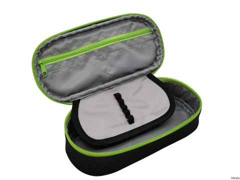 Piórnik saszetka z 1 zamkiem i klapką wewnętrzną, owalny, PIXI green, Happy Color HA 2213 4510-PI3 Piórnik saszetka z 1 zamkiem i klapką wewnętrzną, owalny, PIXI green, Happy Color HA 2213 4510-PI3