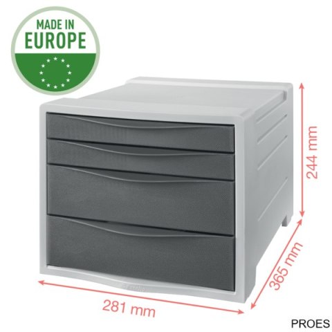Pojemnik z szufladami Esselte ColourBreeze, lawendowy 628458 Pojemnik z szufladami Esselte ColourBreeze, lawendowy 628458