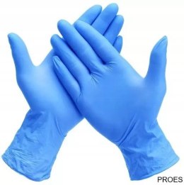 Rękawice nitrylowe XL (100) niebieskie bezpudrowe 8%VAT