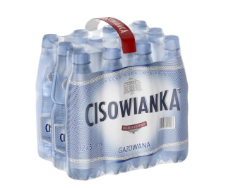 Woda CISOWIANKA 0.5l gazowana zgrzewka 12 szt.