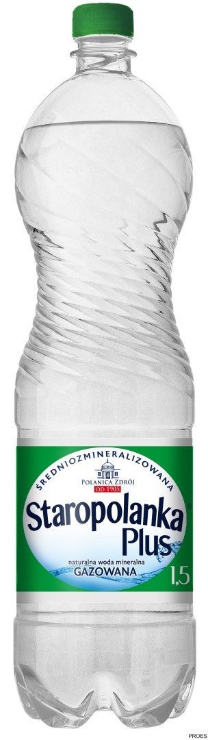 Woda STAROPOLANKA 1,5L gazowana zgrzewka 6szt. Woda STAROPOLANKA 1,5L gazowana zgrzewka 6szt.