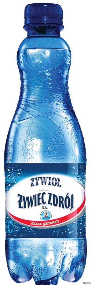 Woda ŻYWIEC ZDRÓJ 0.5l mocno gazowana zgrzewka 12 szt.