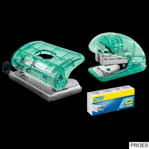 Zszywacz mini Rapid ColourBreeze F4, 10 kartek, 5 lat gwarancji, zielony 5001326 Zszywacz mini Rapid ColourBreeze F4, 10 kartek, 5 lat gwarancji, zielony 5001326